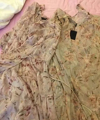 网红安娜家现货和预售这色差太可怕了!就是这条卖断货的连衣裙