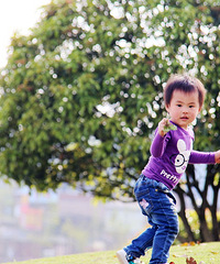 春光正好, “假小子”游江津鼎山公园