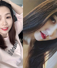 重庆女孩来比比“出门前VS出门后”