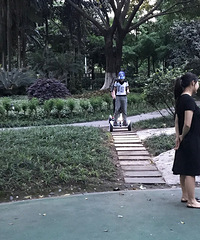 平衡车成小盆友的社交工具了?