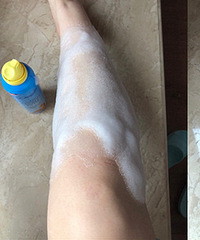 50几块钱的脱毛喷雾,3分钟没毛了