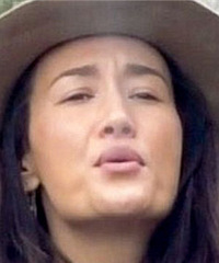 Maggie Q皮肤蜡黄不忍直视