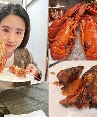 做龙虾季的自助餐,还能吃到战斧牛排