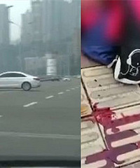 重庆九滨路发生惨烈车祸