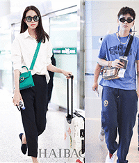 夏天来了,明星街拍居然没有露腿