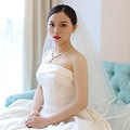 这件抹胸婚纱好显瘦