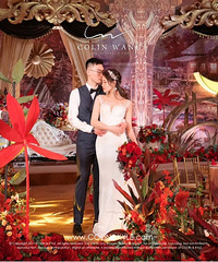 精心筹备大半年的婚礼终于圆满落幕,枫叶红的现场布置美炸天