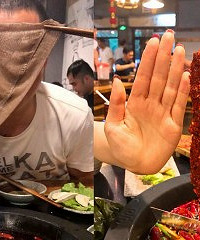 这家火锅的毛肚和牛肉,都切得超大