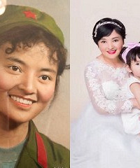 外婆年轻时也是个美人,愿时光慢点