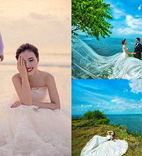心心念的巴厘岛婚纱照拍得超美