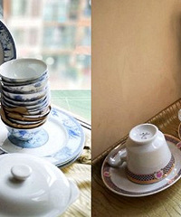 瓷器厂垮了餐具清仓处理,去淘了好大一堆