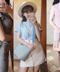 看第一眼就很舒服的清爽衣服、包包分享