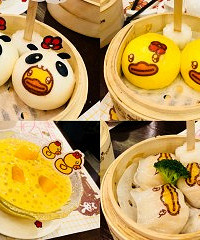 萌翻了的小黄鸭餐厅,菜品太可爱
