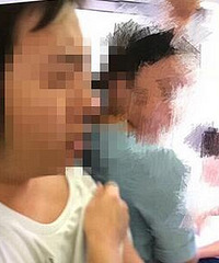 轻轨3号线一男子,打人后逃逸