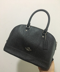 蔻驰小号黑贝壳包