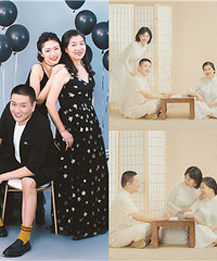 “强行”带婆子妈拍的全家福,成片好满意