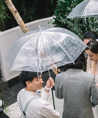 松间小旅馆雨中婚礼【三毛摄影2018第3届新娘日记】