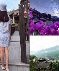 重庆这个小众古镇,余辉下景色迷人