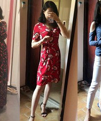 这些秋装我都爱,复古印花好显身材