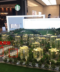 打探西永华润润西山展厅,套内约70-130平,以大三房为主