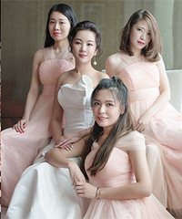 网红酒店办婚礼,满场粉色好少女心