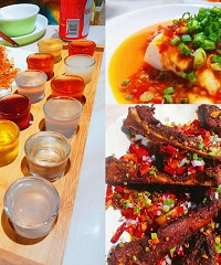 果酒颜值超高,手抓扇子骨香辣够味