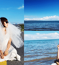 带着头纱圆了去青海拍婚纱照的梦