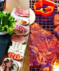 家庭烤肉也很安逸,牛排3分钟就能吃了