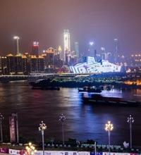 长嘉汇的位置挺好的,夜景真是没得话说