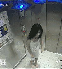 女子电梯里猛打自己脸诬陷丈夫家暴