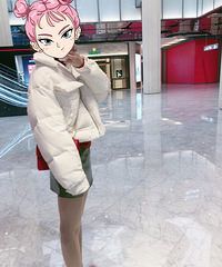 跟团买的羽绒服和雪地靴到了,性价比高,搭配起来也很乖