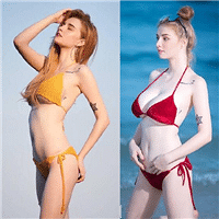 童颜巨乳混血儿,女人看了也心动