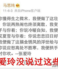 马思纯发表张爱玲读后感被大V怼,文艺女青年人设立不住了