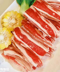 跟团买的牛五花到了,我要吃肥牛汤锅、红烧牛肉还有小炒牛肉…