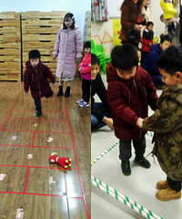 幼儿园的新年活动好有趣