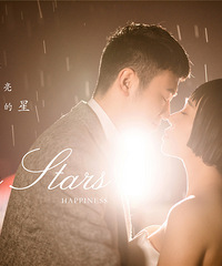 下雨天拍的婚纱照,居然比晴天的效果还好看