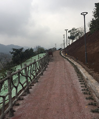 天誉智慧城和金地后面在建的市政公园