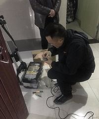 指纹锁安好了,不用带钥匙超方便