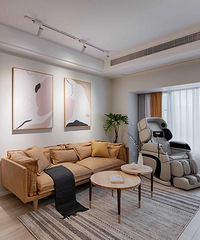 玥湖园"奇葩”户型变身日式简约小屋,我连床头都是柜子