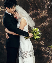 谁说男生拍婚纱照只是人头背景,做好发型一样可以抢c位