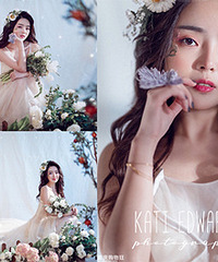 一个人的婚纱照,美成小仙女