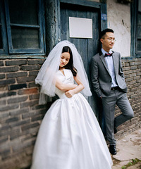 婚纱照直接放原片我是不是论坛第一人,推荐大家来这条老街拍外景