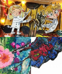 家有绘画狂人,看作品