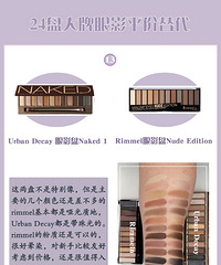 24盘大牌眼影的平价替代品来了!不吃土也能轻松买