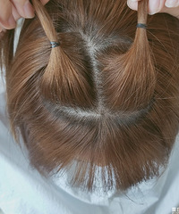 教你们如何打理头发:一个回首掏随意变换五个发型