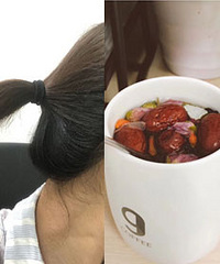 产后脱发调理大半年的成果