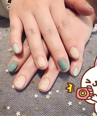 做了一个今年特别流行的小清新绿色,好喜欢,看着就很凉快