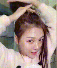 来学适合夏天的高马尾