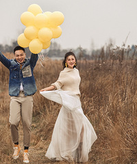 婚纱照就是要这样自由又无拘无束