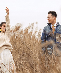 婚纱照就是要这样自由又无拘无束